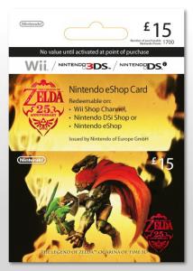 Nintendo eShop Card 15£ Zelda Ocarina of Time